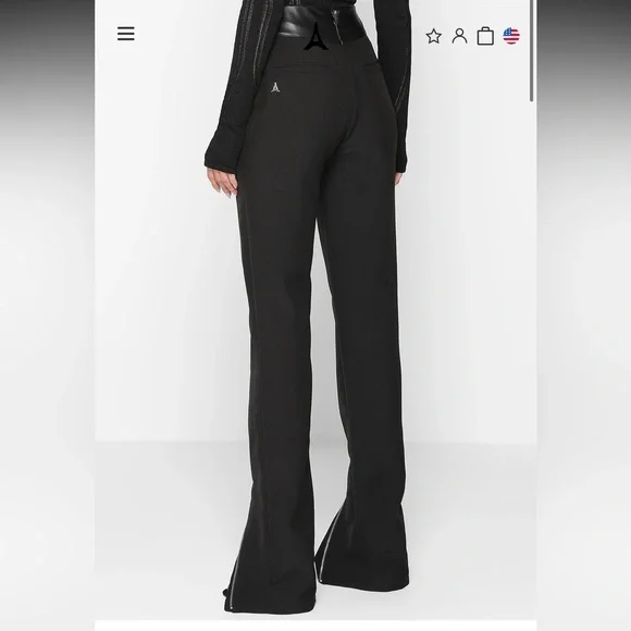 • Maniere De Voir • Women’s CORSET ZIP TROUSERS
Black 14 - Picture 2 of 6